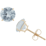 Gioelli 10k Yellow Gold 1 3-4ct TGW 6-mm Round Birthstone Stud Earrings
